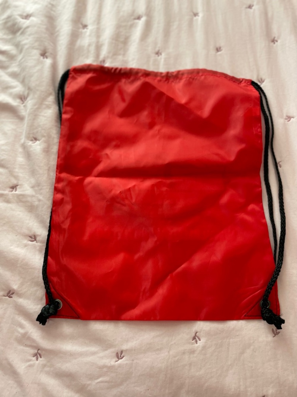 Red Drawstring Backpack - Picture 2 of 2